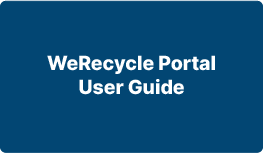 WeRecycle Portal User Guide