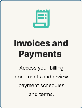 Invoices and Payments